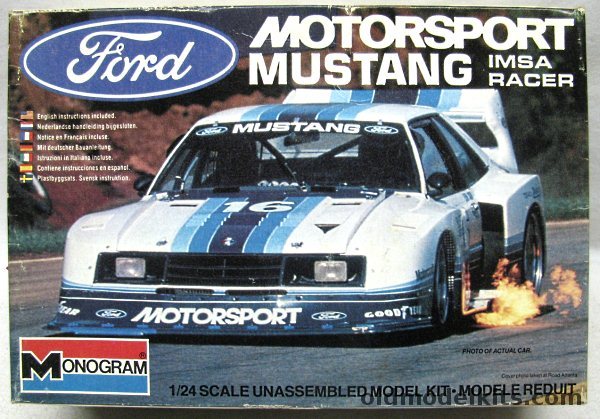 Monogram 1/24 Ford IMSA Motorsport Mustang, 2297 plastic model kit